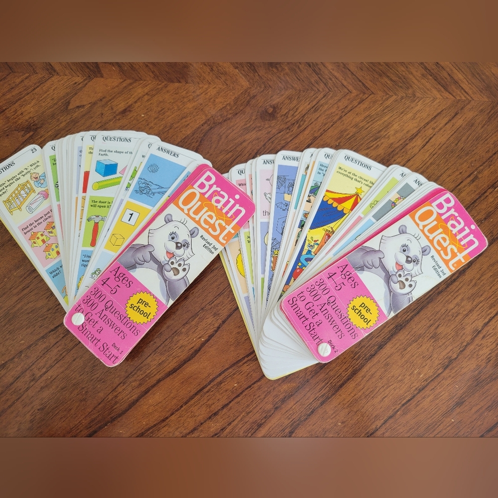 Brain Quest Learning Cards Pre-School
